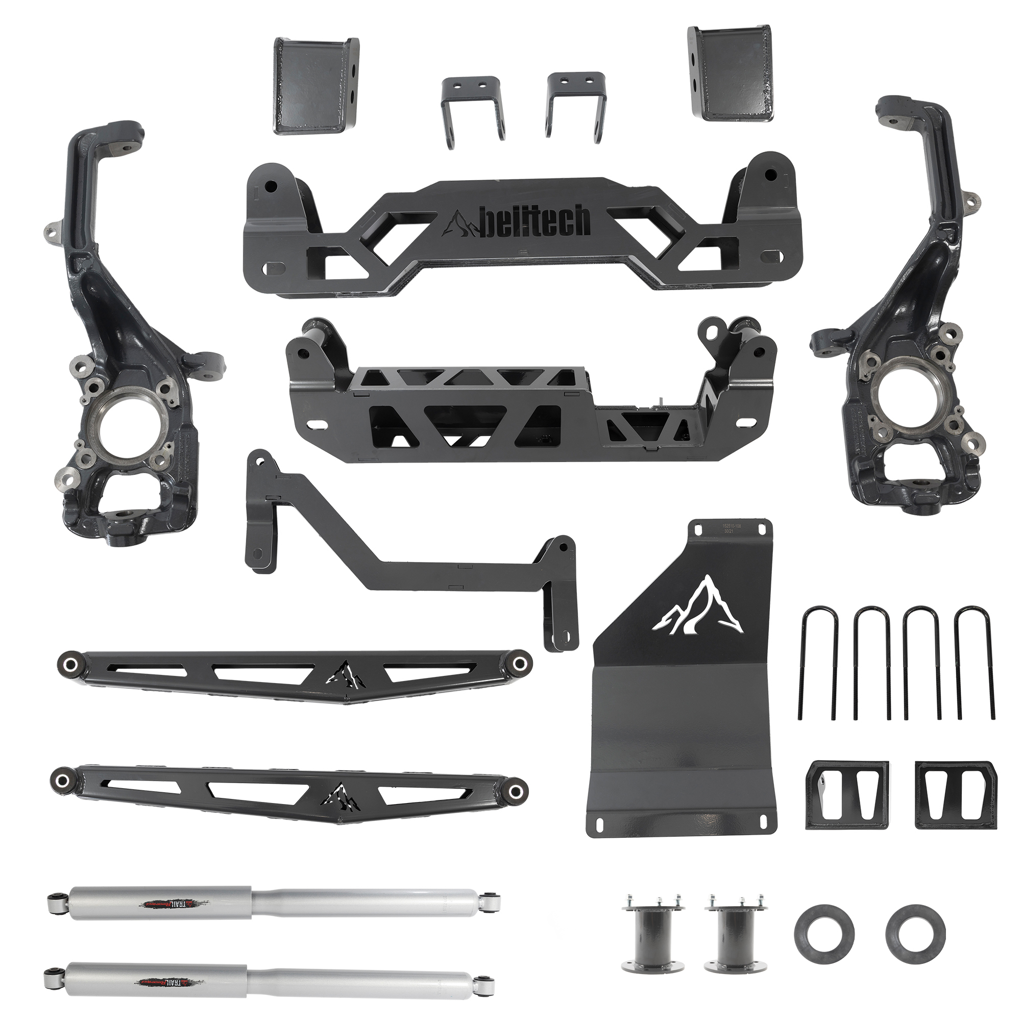 Belltech 152510BK 2021 Ford F-150 4wd (All Cabs) 6" Lift