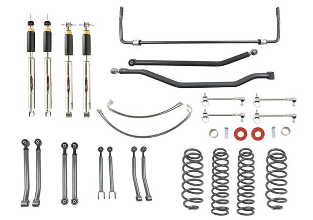 Belltech 153201HKP 2007-2017 Wrangler Rubicon Unlimited JK 4dr 4" Lift