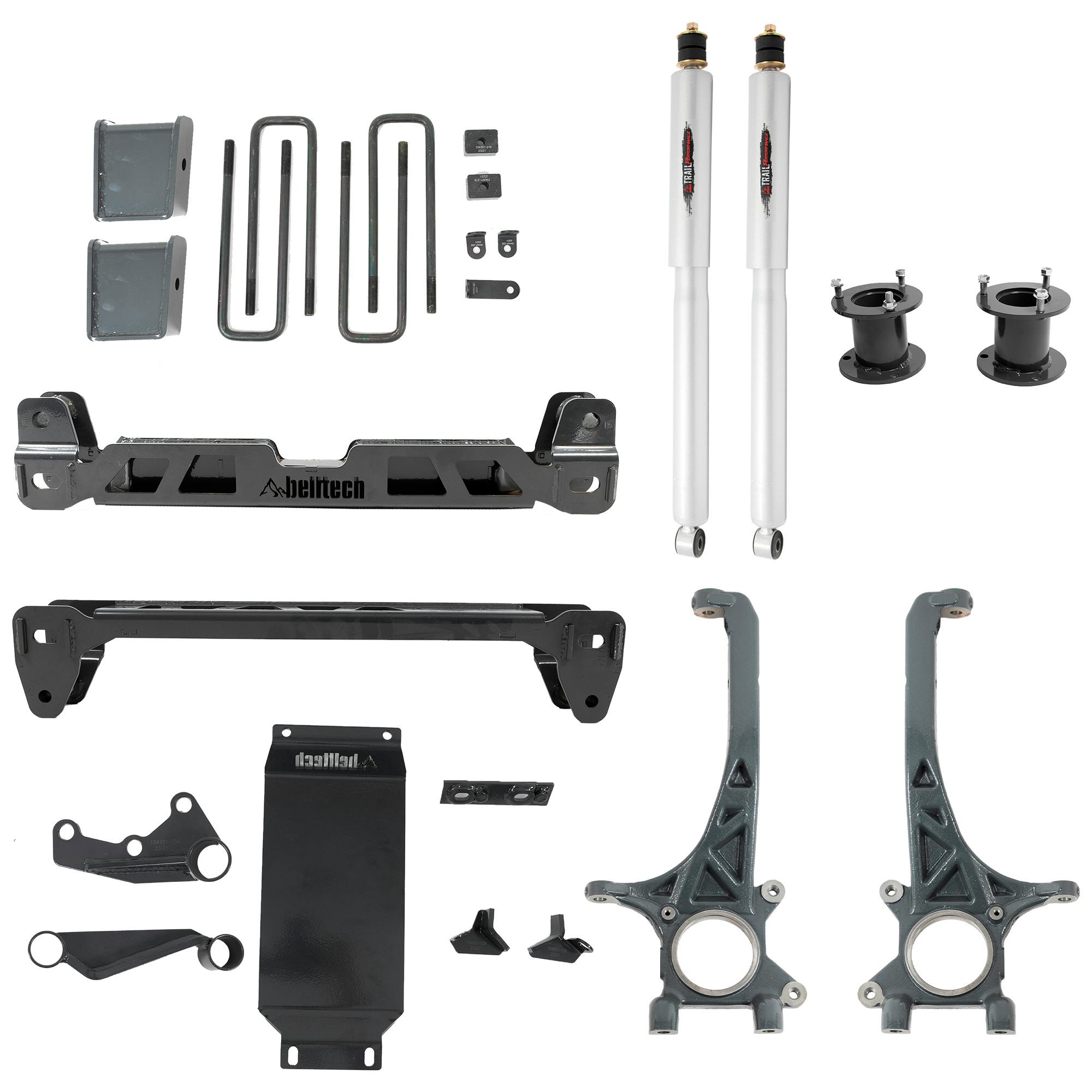 Belltech 154301BK4 2016-2021 Toyota Tacoma 4wd (All Cabs)(Exc. TRD) 4" Lift