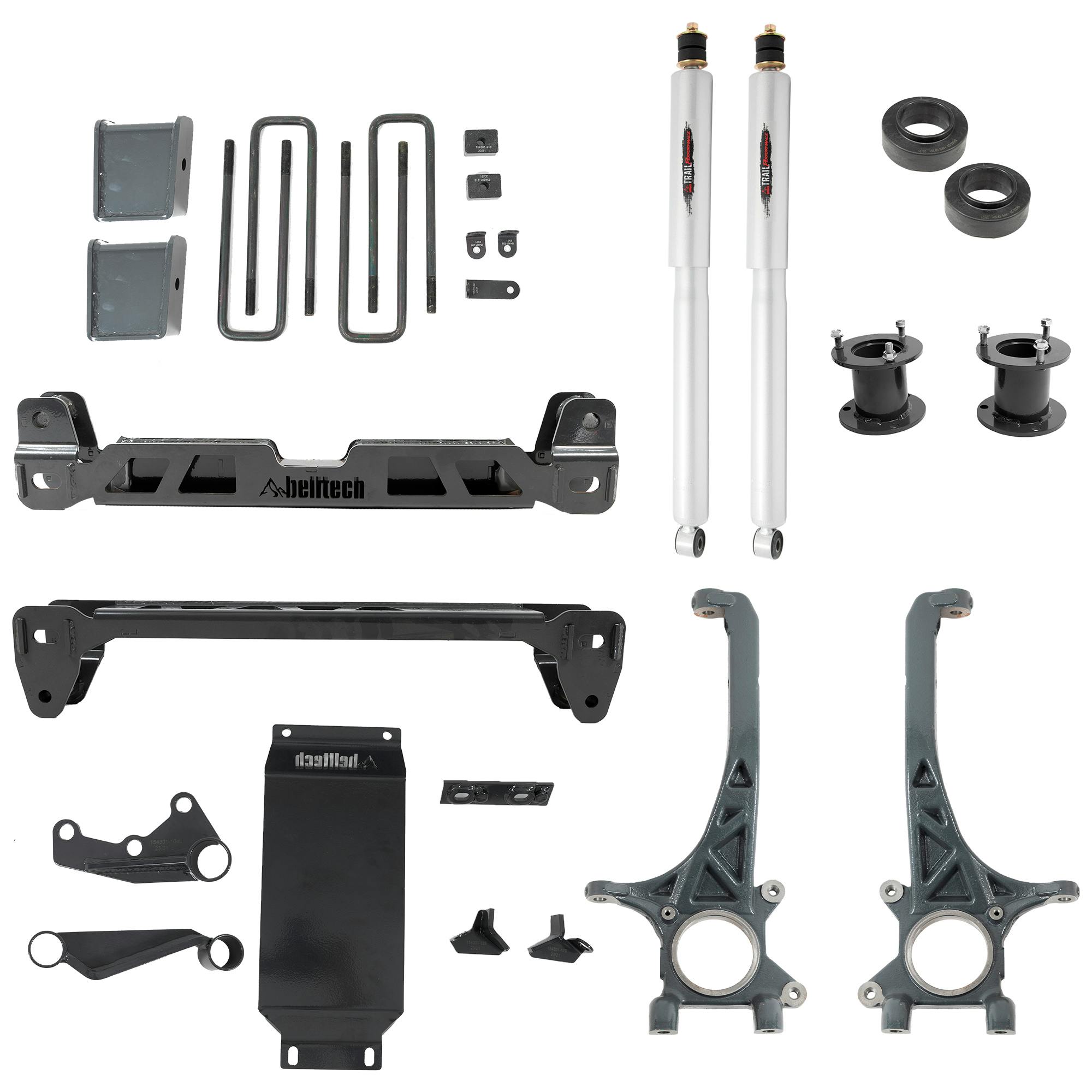 Belltech 154301BK6 2016-2021 Toyota Tacoma 4wd (All Cabs)(Exc. TRD) 6" Lift