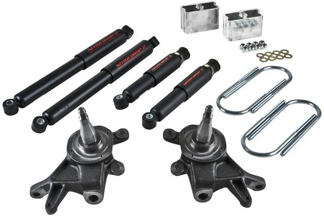 Belltech 440ND 1983-1997 Nissan Pickup & Hardbody 2" F/3" R drop W/ Nitro Drop II Shocks