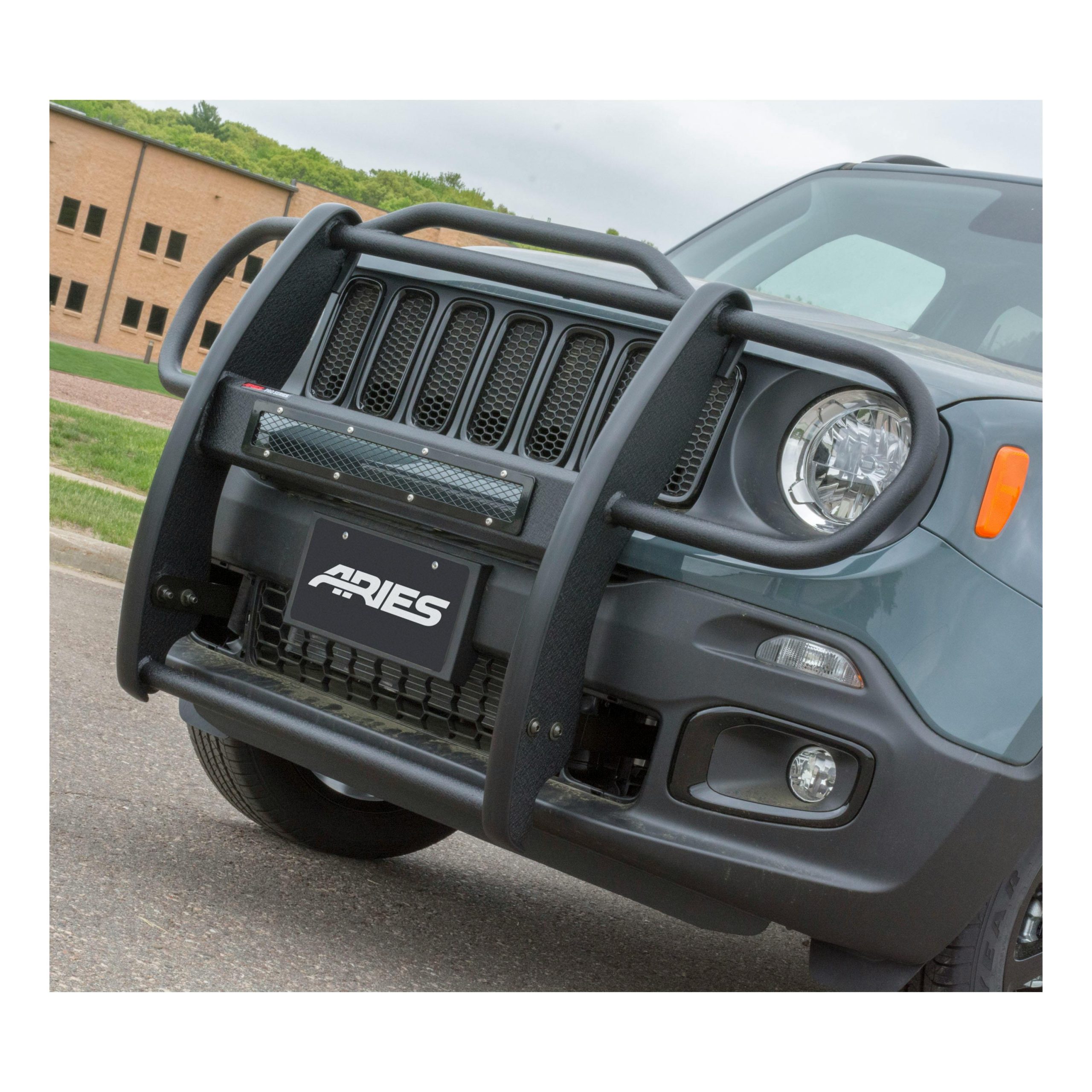 ARIES P1055 Pro Series Black Steel Grille Guard; Select Jeep Renegade