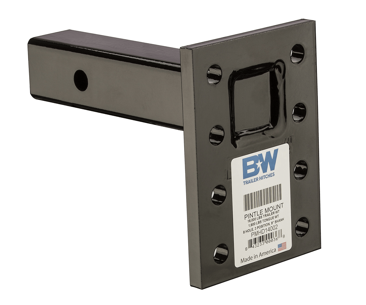 B&W Towing PMHD14002 Pintle Mount 16K 8 Hole