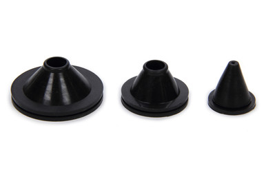 QuickCar Rubber Firewall Grommet Set 3pc 0.75 1.125 1.625 in OD 50-008