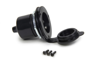 QuickCar Male Recessed Outlet 110V Flange Mount 3-Prong Socket 57-721