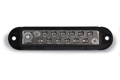 QuickCar Black 12-Terminal Buss Bar 15A 57-802
