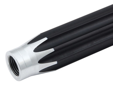 Quickcar 5/8 Aluminum Scalloped Suspension Tube 32in 5/8-18 Female Threads 62-320