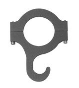 Quickcar Helmet Hook 1-1/2" Roll Bar Clamp Aluminum Black Anodized 66-936