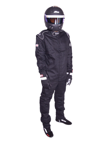 RJS Jacket Black 3X-Large SFI-3-2A/5 FR Cotton 200430108