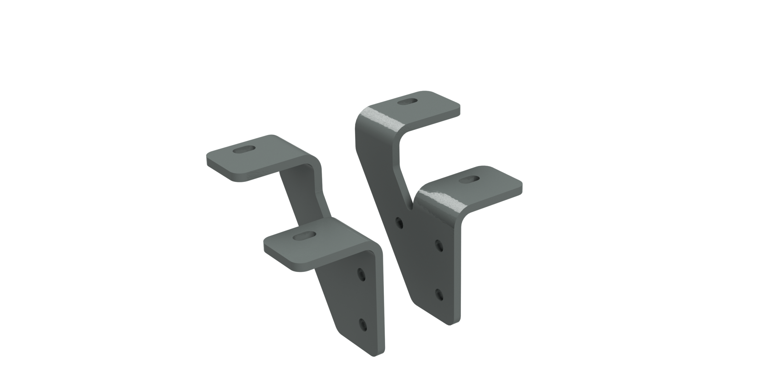 B&W Towing RVR3202 Custom Installation Kit For Universal Mounting Rails For Some RAM Trucks