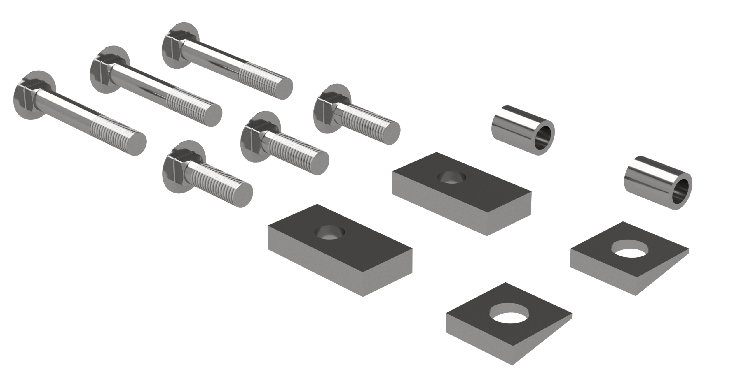 B&W Towing RVR3204 Custom Installation Kit For Universal Mounting Rails For Some Toyota Trucks