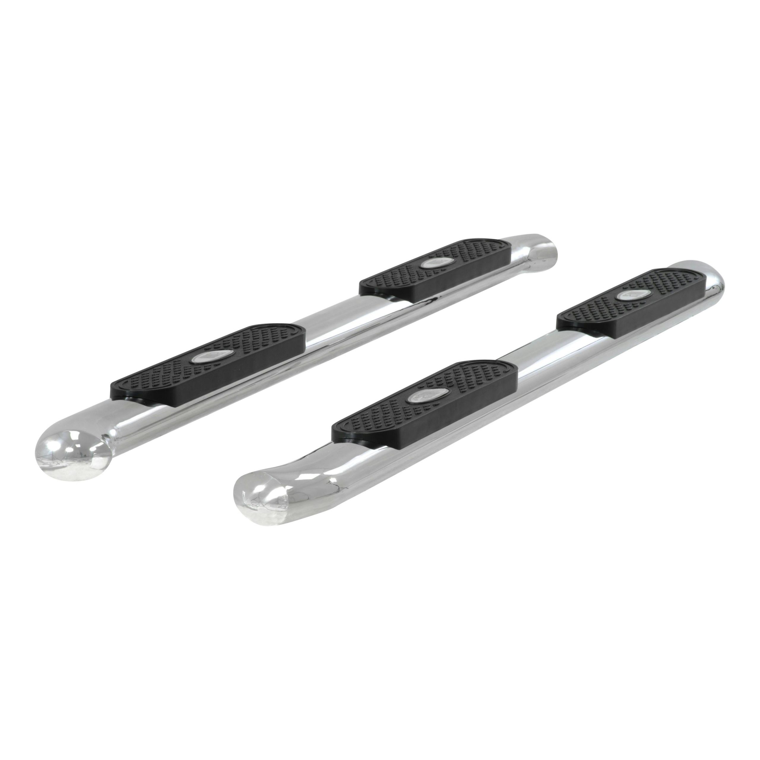 ARIES S222009-2 4" Polished Stainless Oval Side Bars, Select Toyota Tacoma