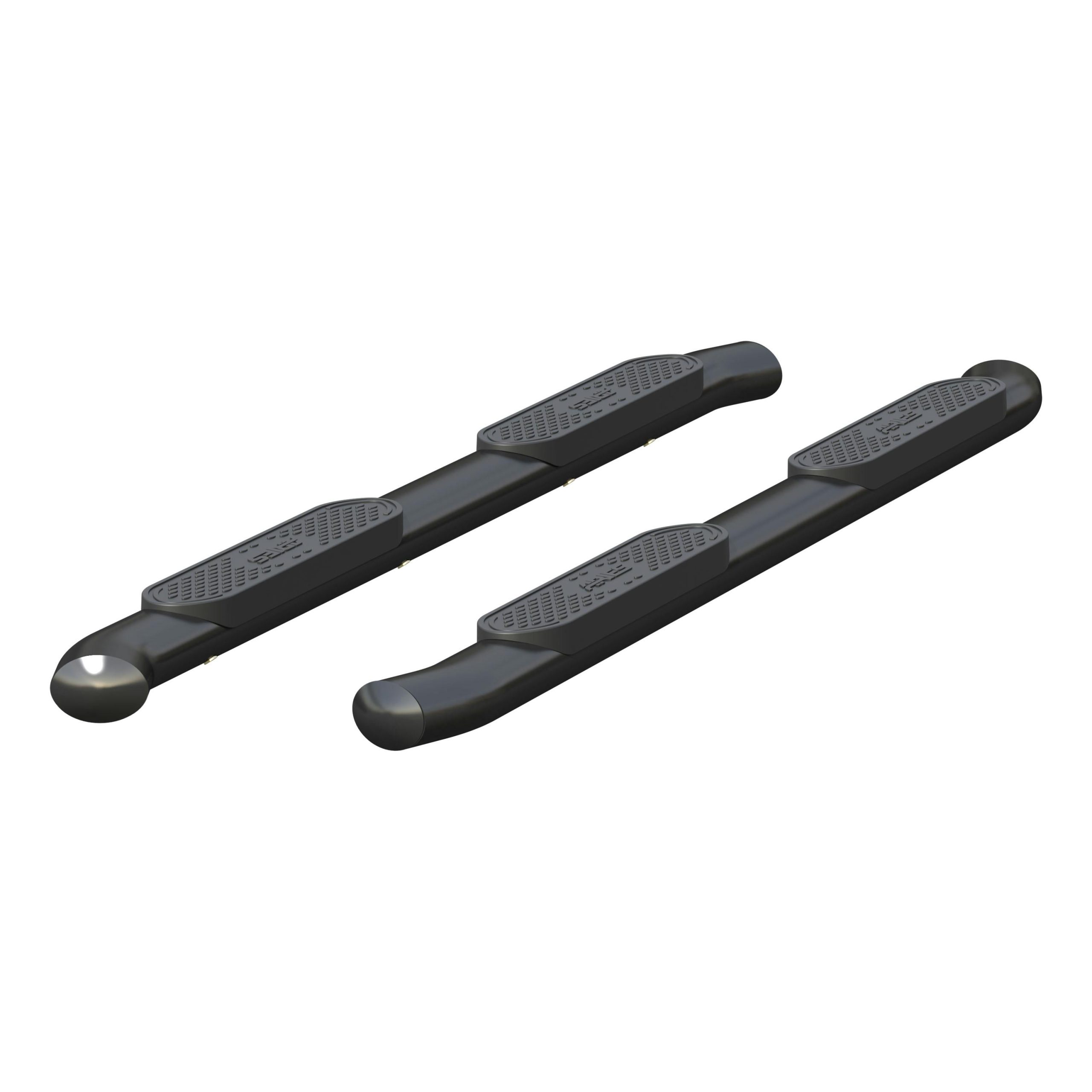 ARIES S222029 4" Black Steel Oval Side Bars, Select Toyota Tacoma Double Cab