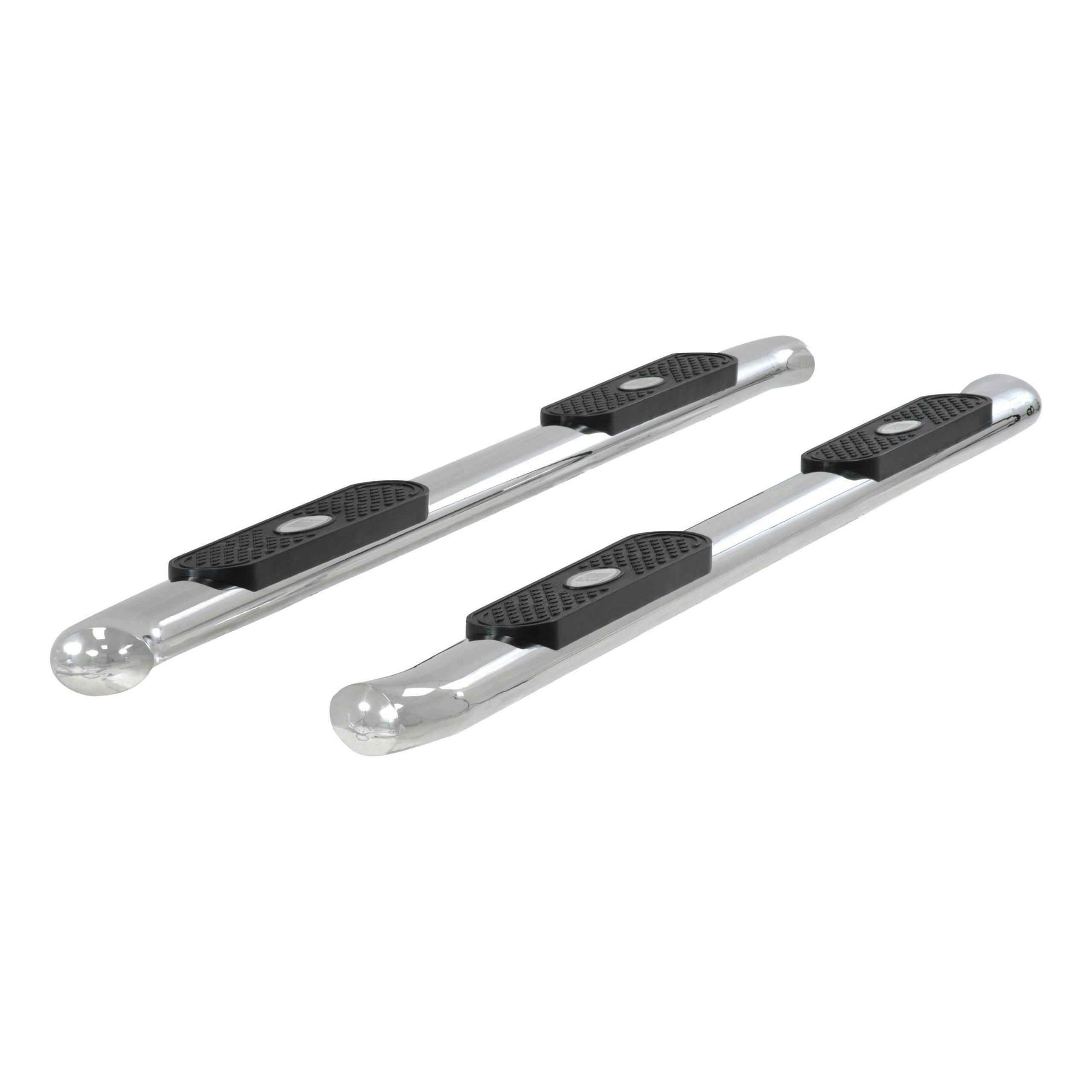 ARIES S223039-2 4" Polished Stainless Oval Side Bars, Select Ford F-150