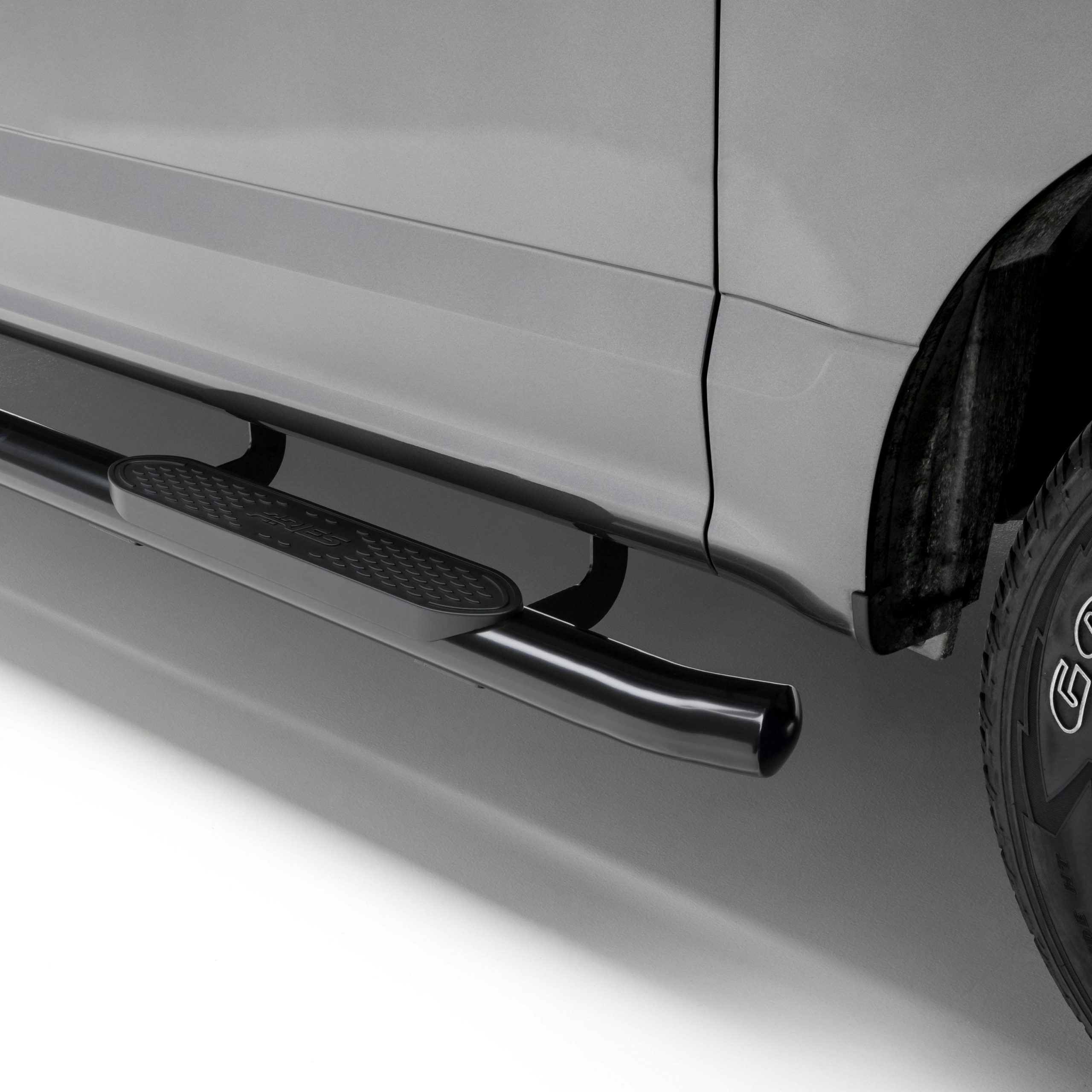 ARIES S223046 4" Black Steel Oval Side Bars, Select Ford Ranger SuperCrew