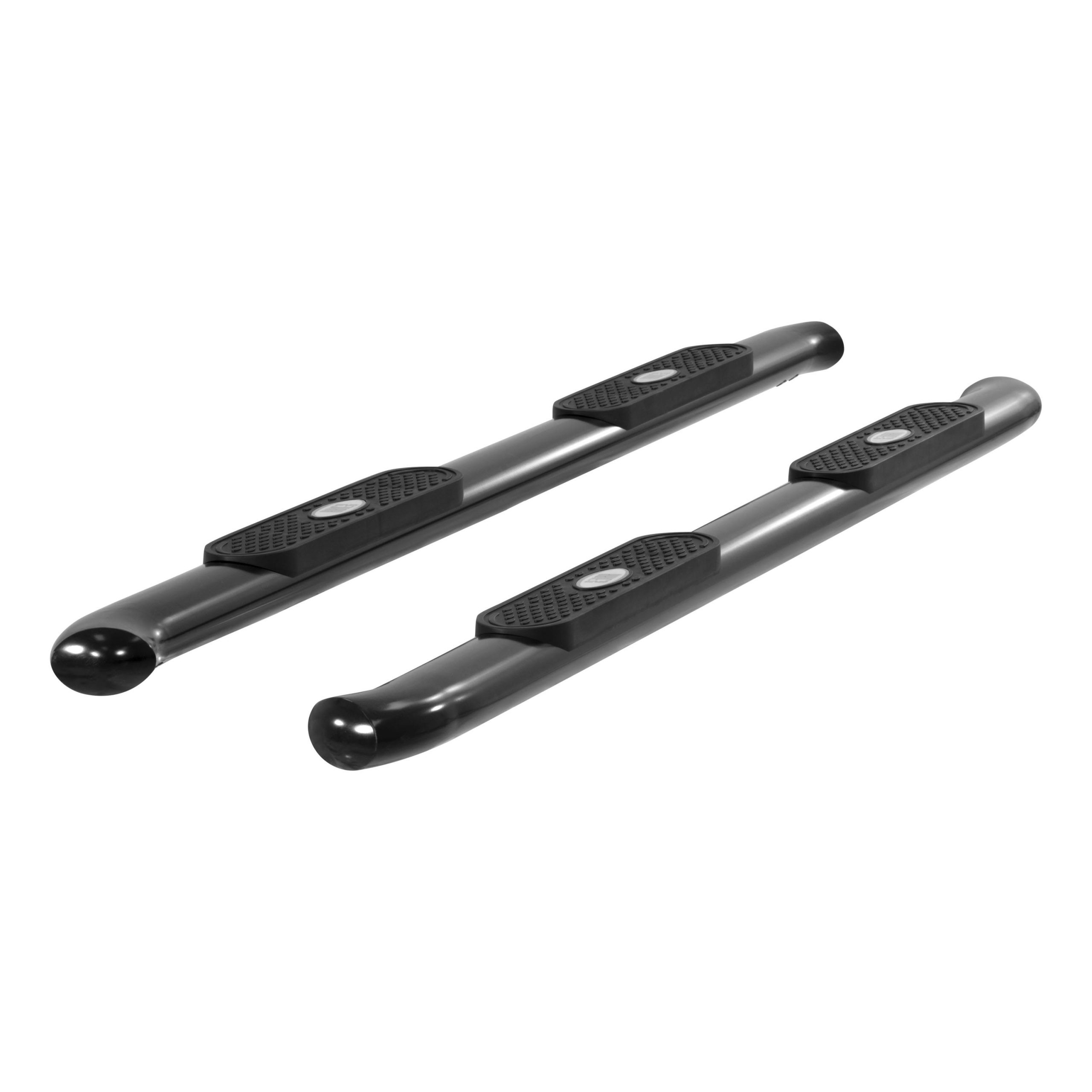 ARIES S224013 4" Black Steel Oval Side Bars, Select Silverado, Sierra 1500, 2500, 3500