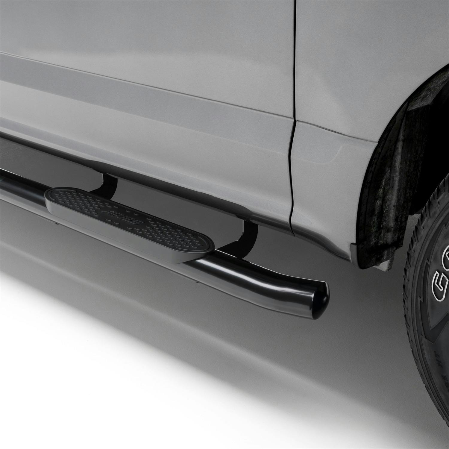 ARIES S224050 4" Black Steel Oval Side Bars, Select Ford Bronco 4-Door