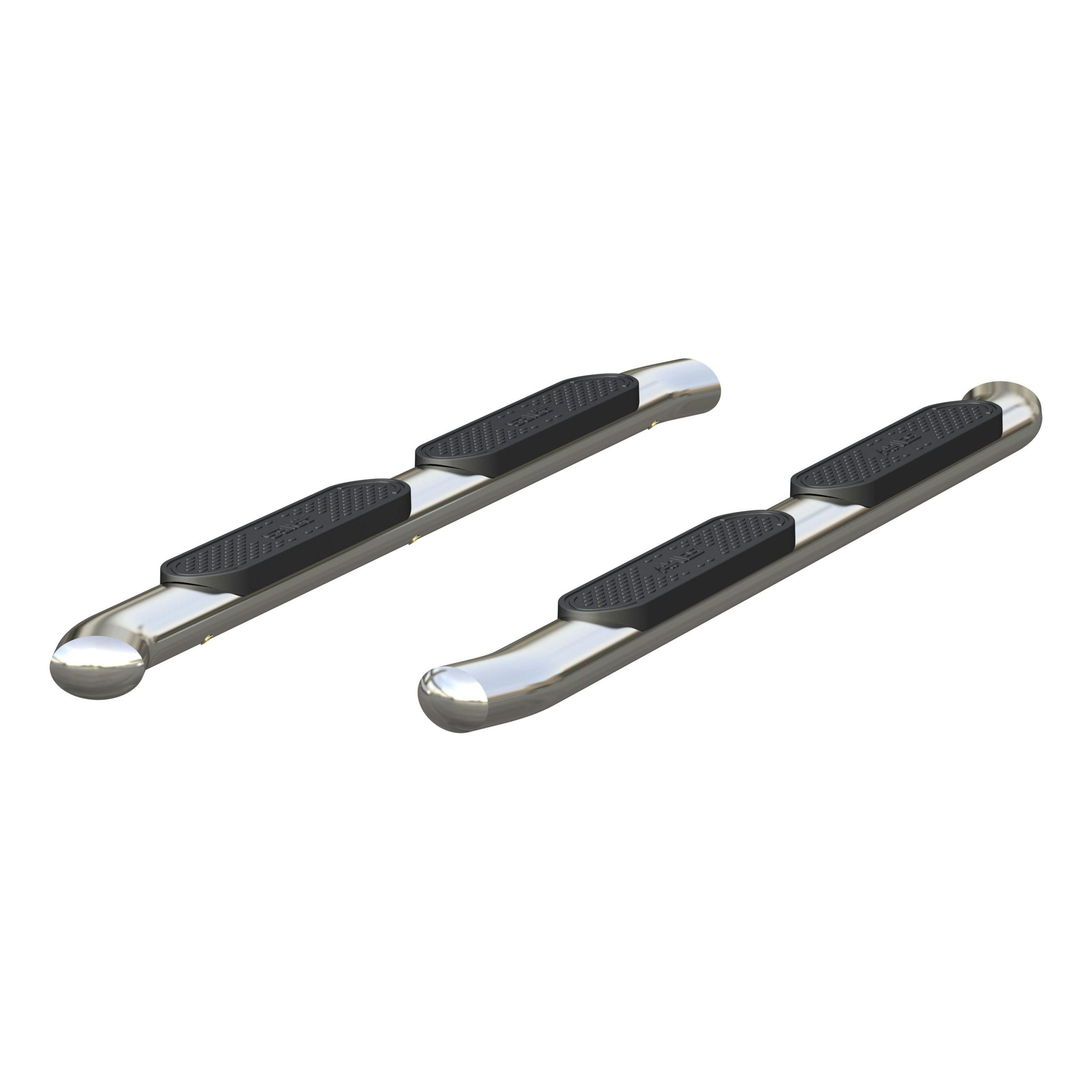 ARIES S224052-2 4" Polished Stainless Oval Side Bars, Select Chevrolet Colorado, GMC Canyon Crew