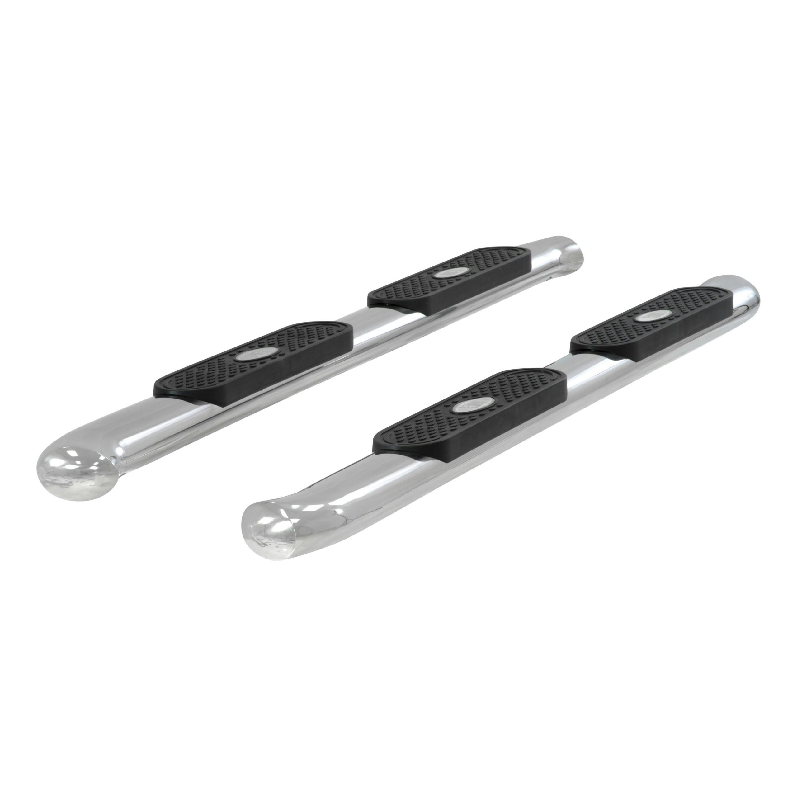 ARIES S225008-2 4" Polished Stainless Oval Side Bars, Select Dodge Ram 1500, 2500, 3500