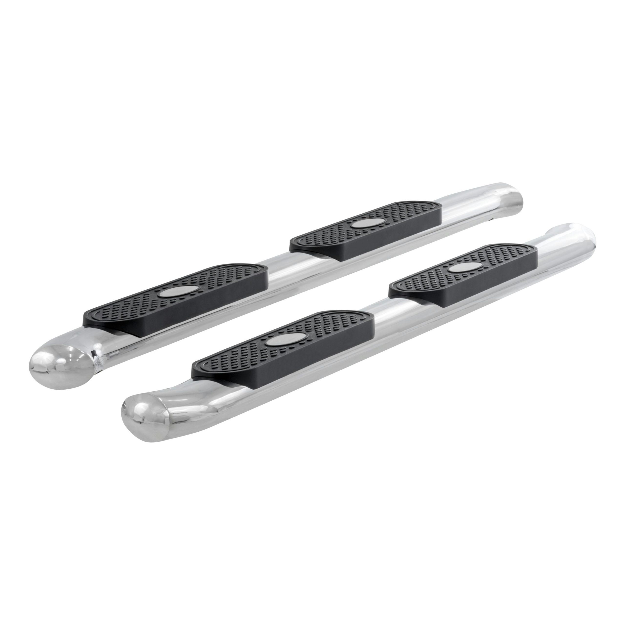ARIES S225017-2 4" Polished Stainless Oval Side Bars, Select Ram 1500, Dodge Ram 1500