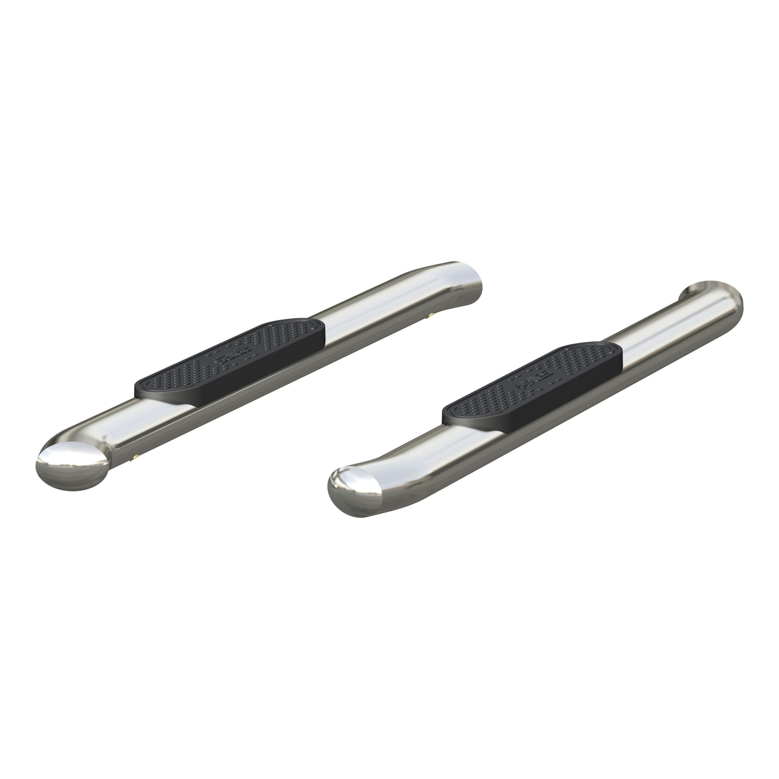 ARIES S225039-2 4" Polished Stainless Oval Side Bars, Select Dodge, Ram 1500, 2500, 3500