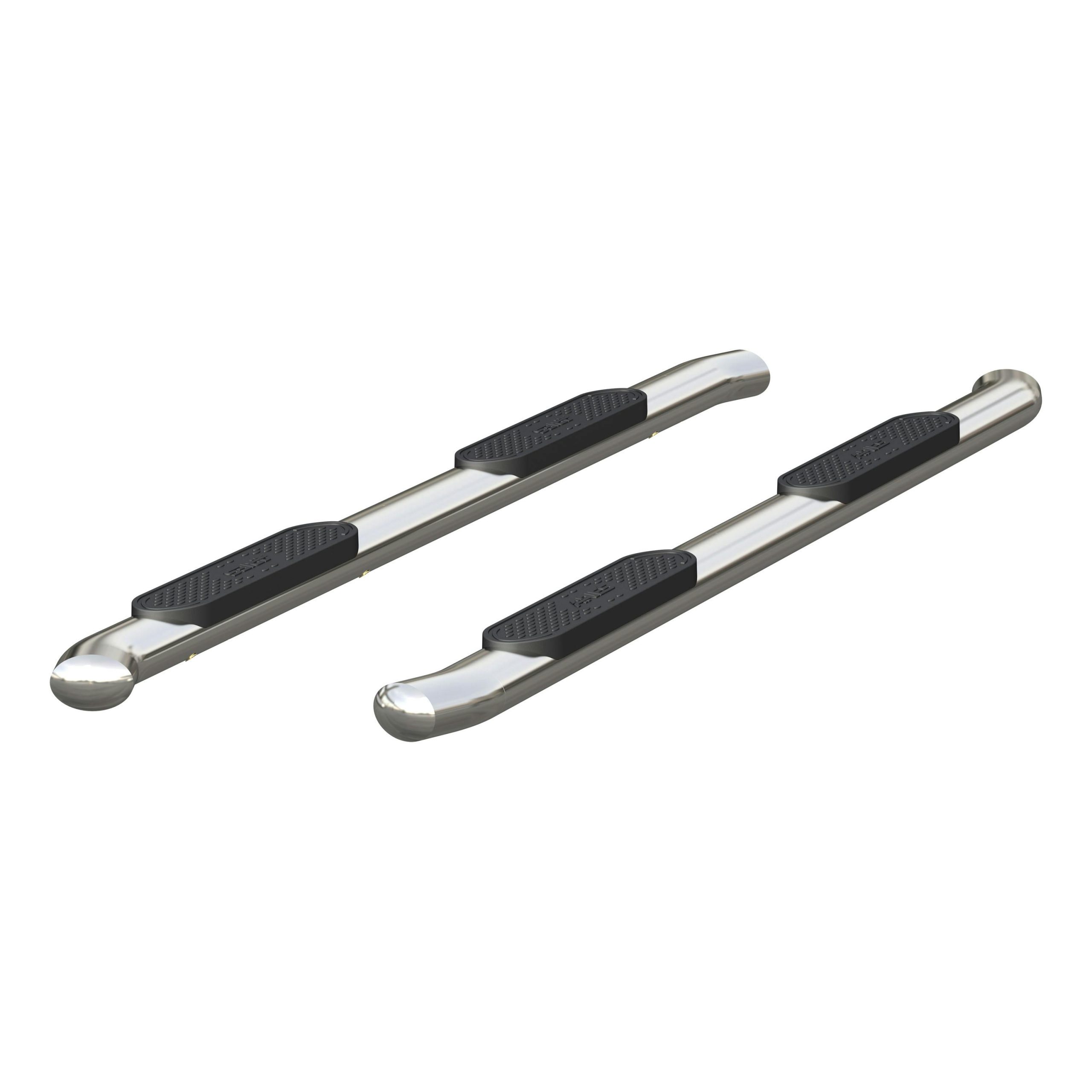 ARIES S229042-2 4in. Polished Stainless Oval Side Bars; Select Nissan Titan; XD