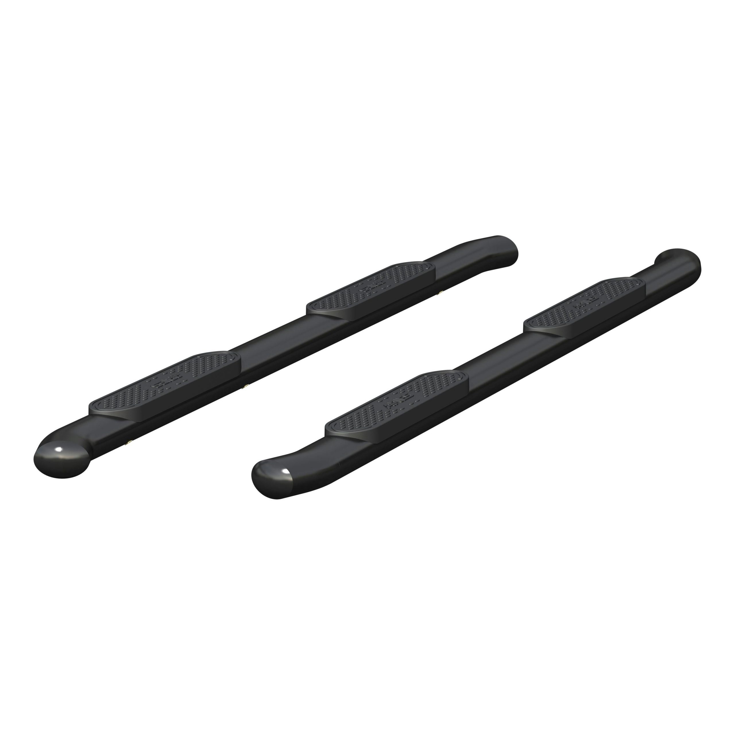 ARIES S229042 4" Black Steel Oval Side Bars, Select Nissan Titan, XD