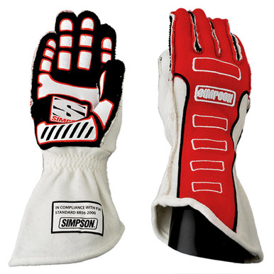 Simpson Competitor Glove X-Large Red Outer Seam 21300XR-O