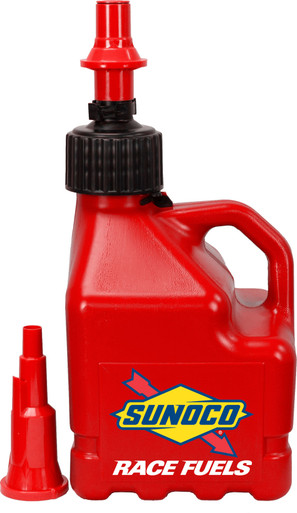 Red Sunoco 3 Gallon Utility Jug w/ Fastflo R3100RD-FF
