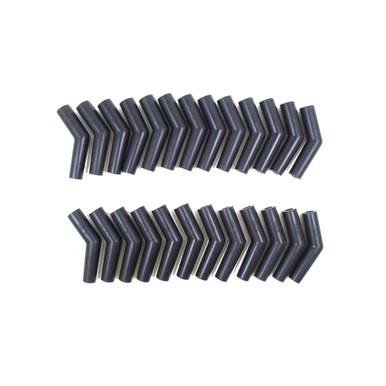 135-Deg Spark Plug Boots 25pk Black Silicone 46205