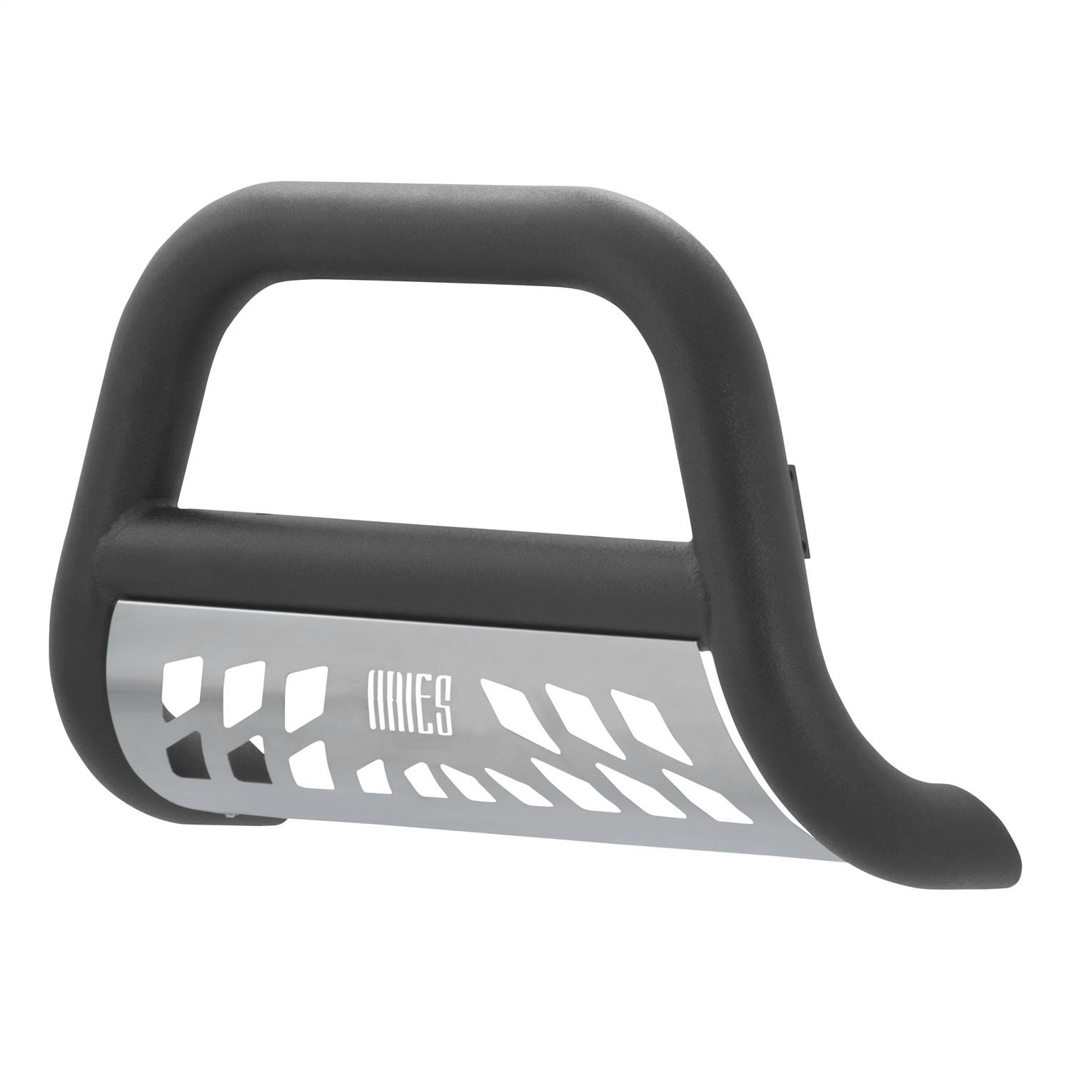 ARIES TB45-3012 4 Bull Bar with Skid, Black Textured