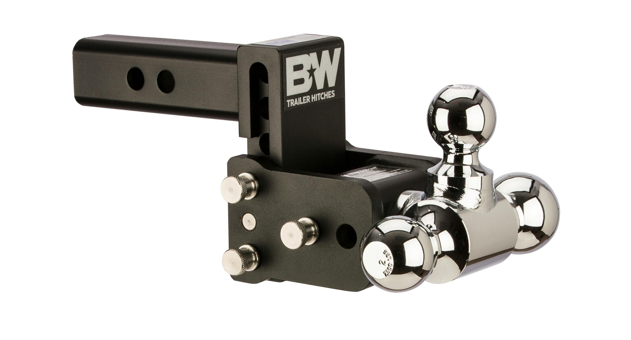 B&W Towing TS10047B 2" Model 6 Blk T&S Tri Ball