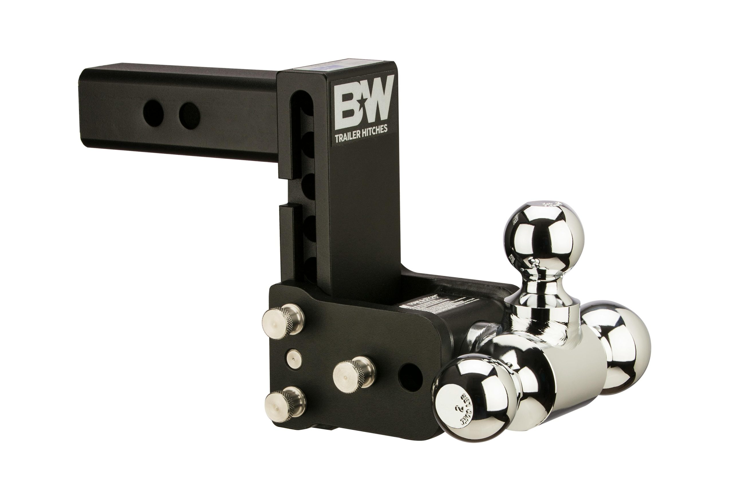 B&W Towing TS10048B 2" Model 8 Blk T&S Tri Ball