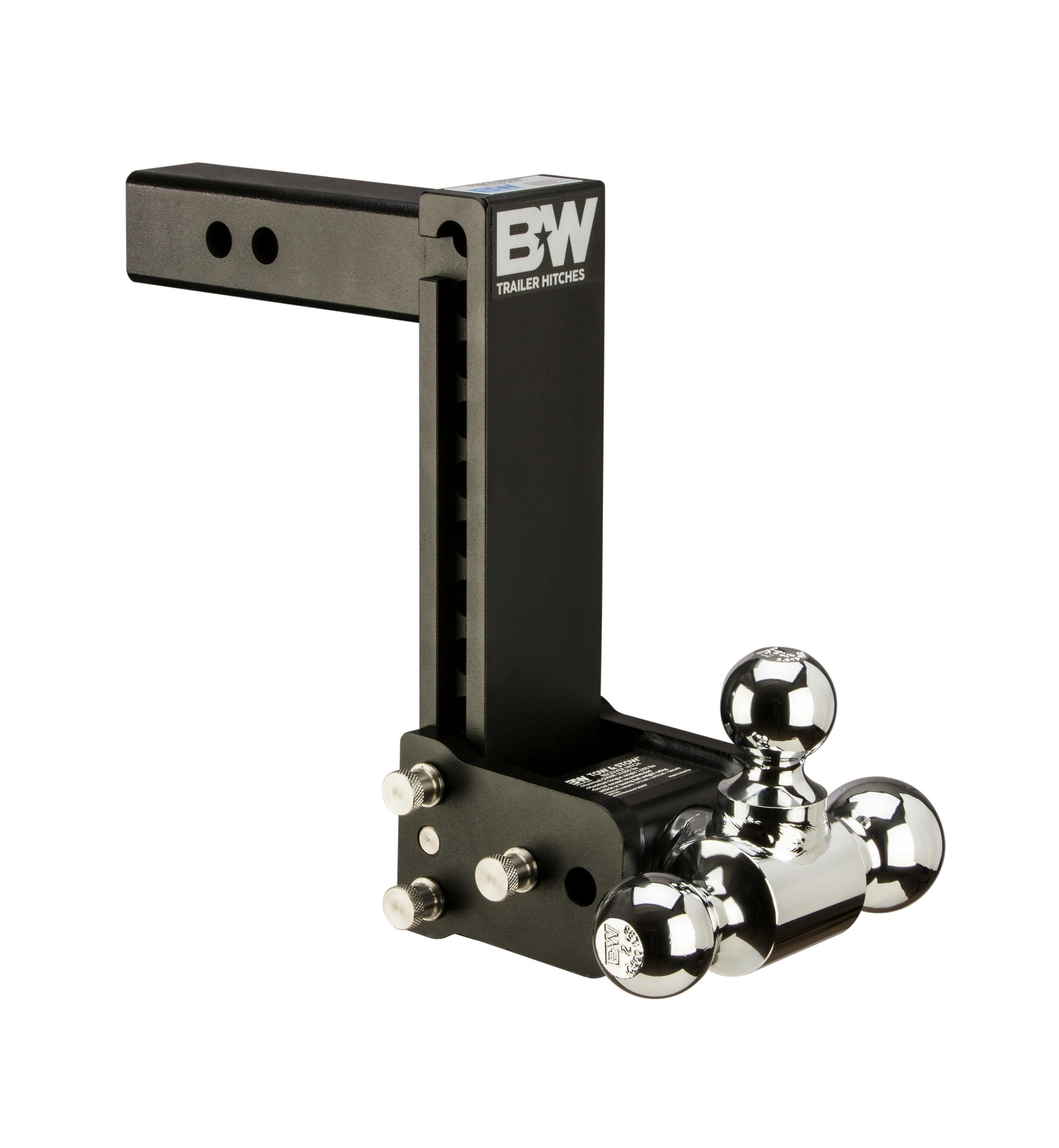 B&W Towing TS10050B 2" Model 12 Blk T&S Tri Ball