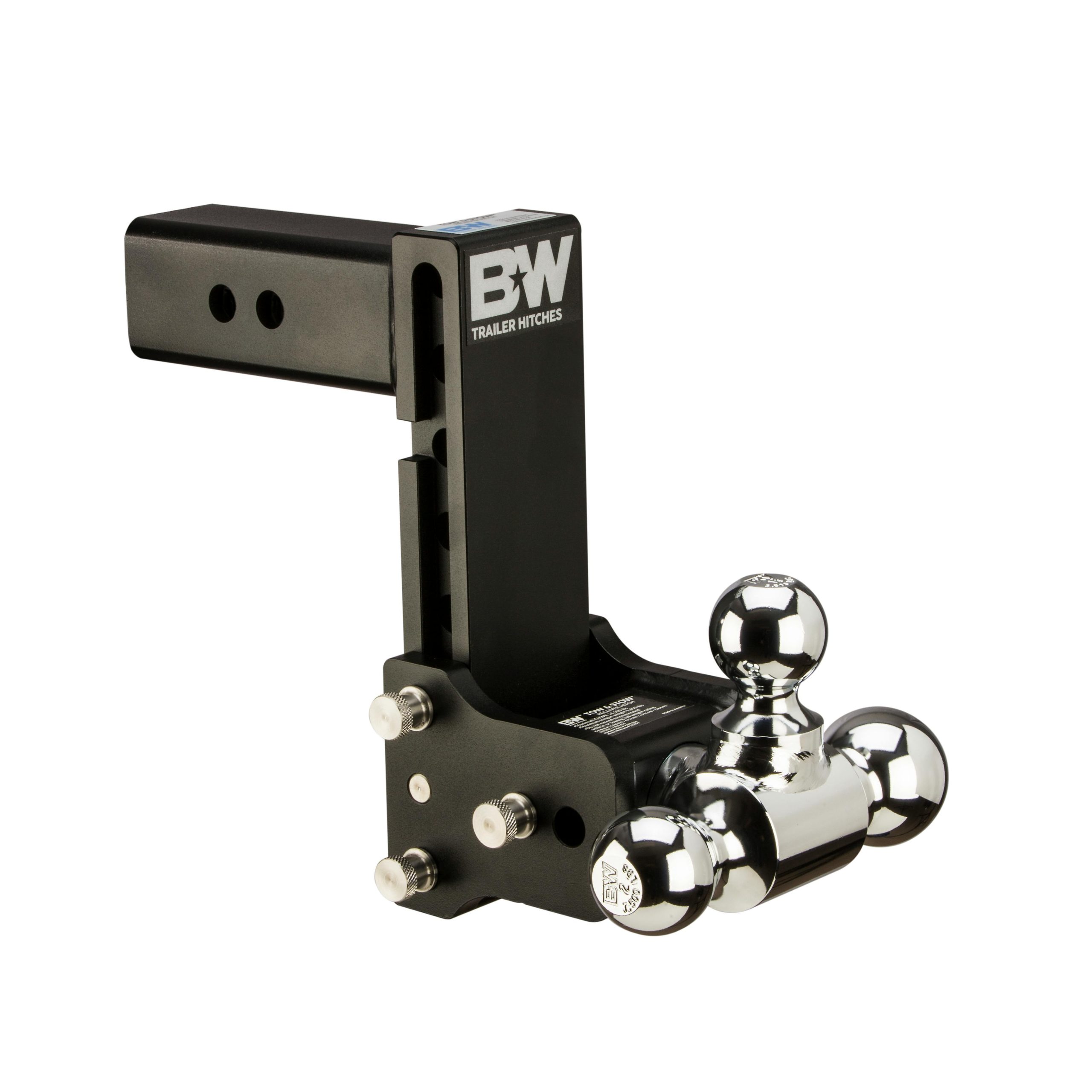 B&W Towing TS20049B 2.5" Model 10 Blk T&S Tri Ball