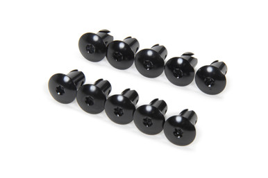 Torx Head Button Alum .550 Long Black 10pk CH-4418BLK-10