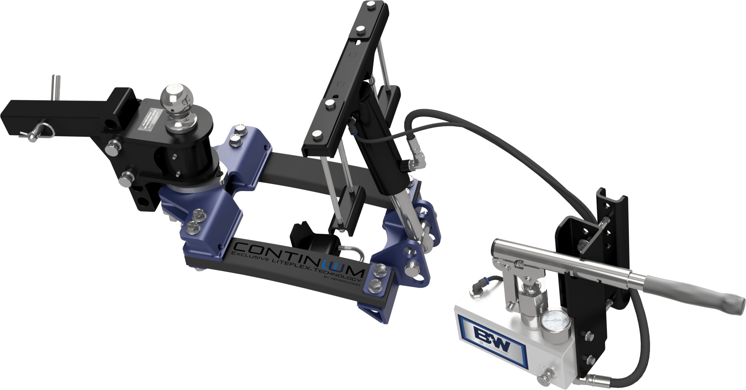 B&W Towing WDHK4500 Weight Distribution Hitch Kit, 2" Shank forStraight Trailer Couplers