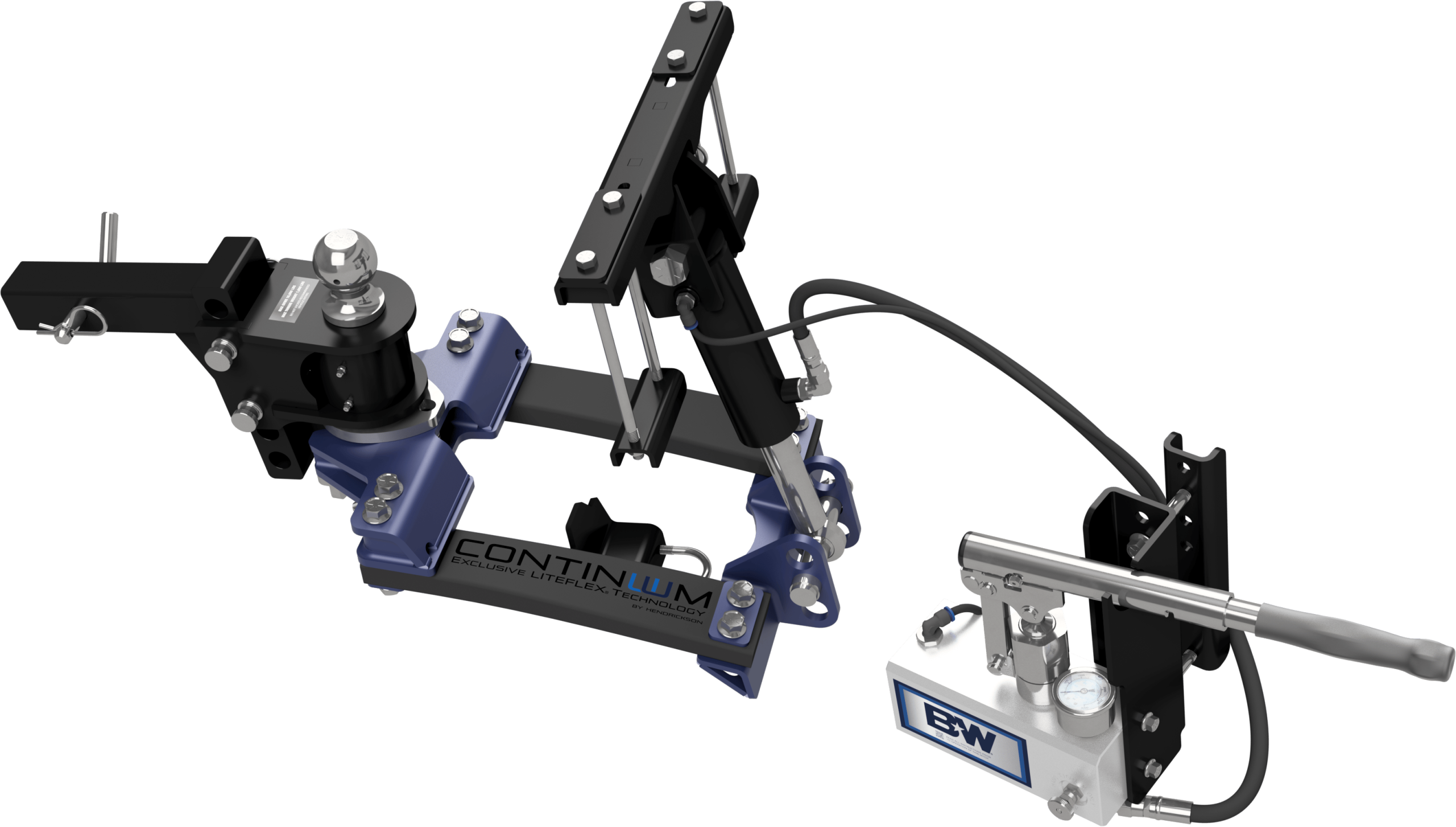 B&W Towing WDHK4501 Weight Distribution Hitch Kit, 2" Shank forUnderslung Trailer Couplers