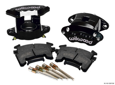 Wilwood D154 Front Caliper Kit 2.50" Piston Black Powdercoat 140-12097-BK