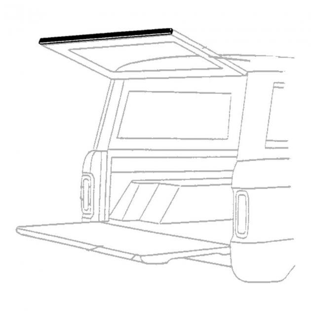 Dennis Carpenter Liftgate Lower Seal - 1969-77 Ford Bronco C9TZ-9842232-A