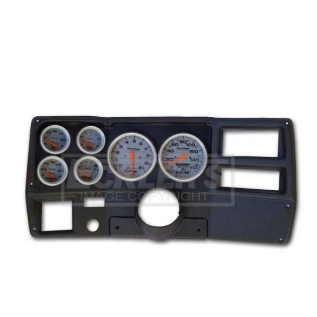 Chevy And GMC Truck Classic Dash Complete Six Gauge Panel With Autometer Phantom Electric Gauges, 1973-1983
