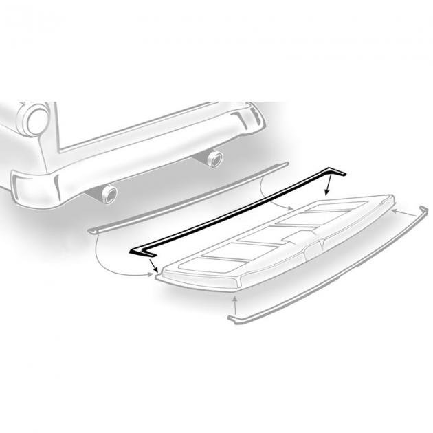 Dennis Carpenter Lower Tailgate Seal - 1955-56 Ford Car B5A-5941608-D