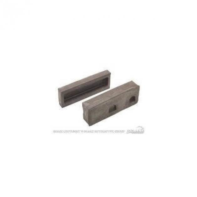 Scott Drake 1967-1973 Ford Mustang 67-68 Heater Core End Caps (With Air Conditioning) C7ZZ-18500-C