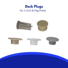 All Safe – Pool Fence Deck Plugs, Tan