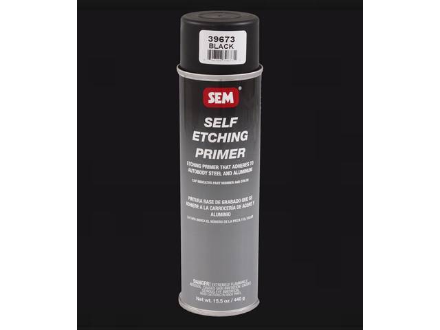 Spray Paint, Self Etching Primer, Black