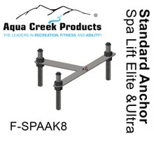 Aqua Creek Anchor Kit for Spa Elite / Ultra Lifts, Concrete Applications – F-SPAAK8