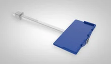 Aqua Creek Pull Out Leg Rest for ADA Pool Lifts – Blue – F-LRB