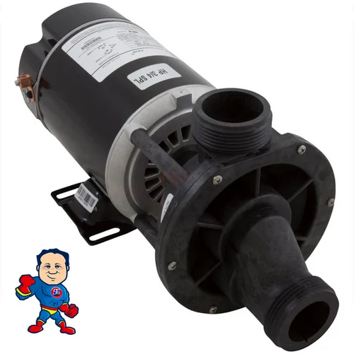 Aqua-Flo Tub-Master TMCP Bath Pump 10.0A 115V 1-1/2″ Energy Efficient w/Air Switch & Rubber Foot Pad