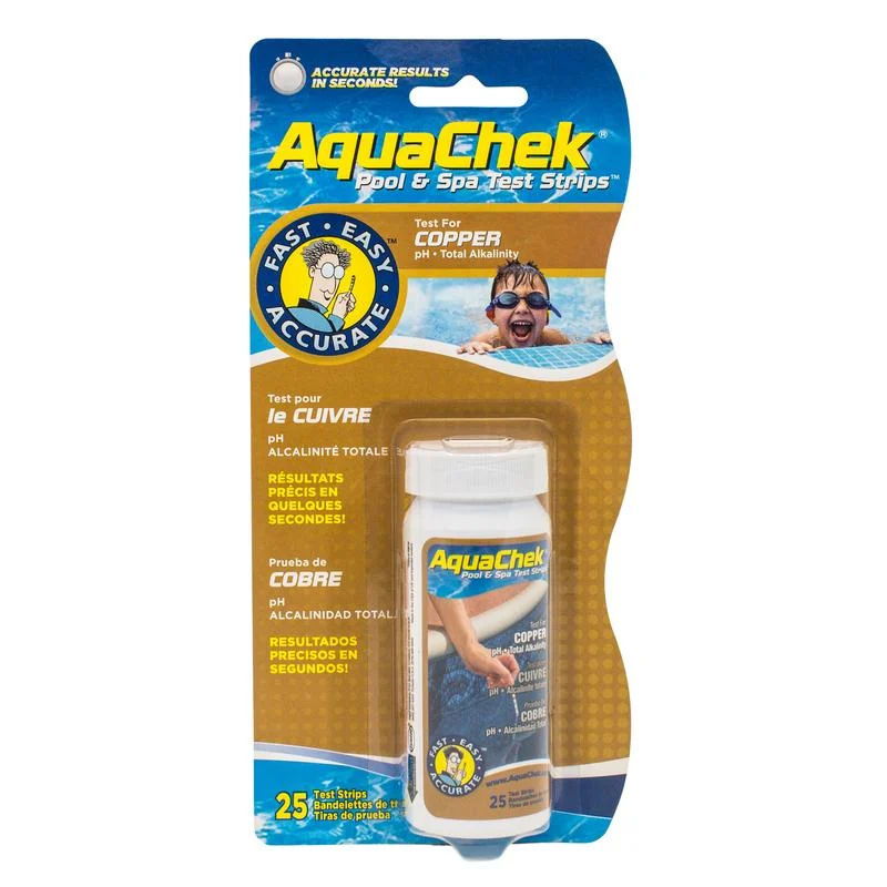 AquaChek Copper 3-in-1 Test Strips – 512232