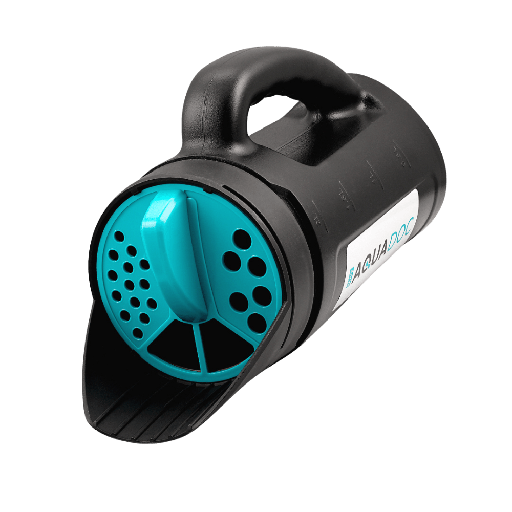 AquaDoc Handheld Salt Spreader for Snow & Salt